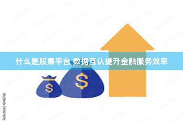 什么是股票平台 数据互认提升金融服务效率