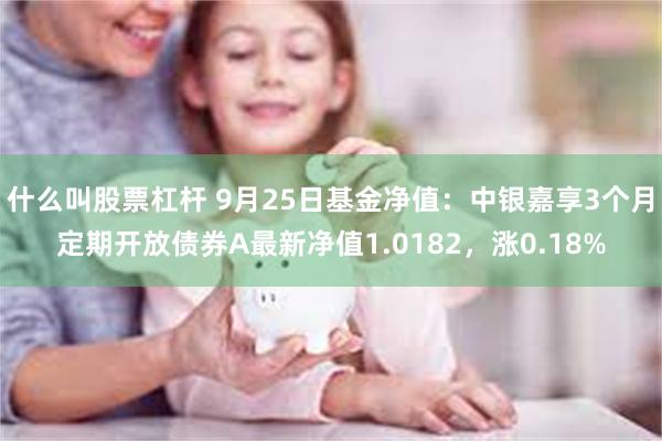 什么叫股票杠杆 9月25日基金净值：中银嘉享3个月定期开放债券A最新净值1.0182，涨0.18%