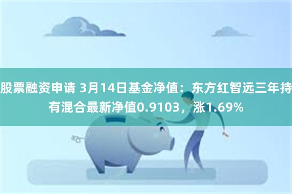 股票融资申请 3月14日基金净值：东方红智远三年持有混合最新净值0.9103，涨1.69%